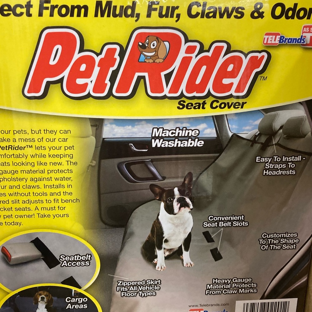 NIB Pet Rider Hammock Car Protector As Seen On TV - Picture 2 of 2